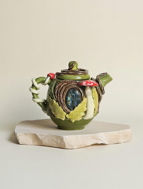 قوری کالکشن خلق با سنگ لابرادوریت