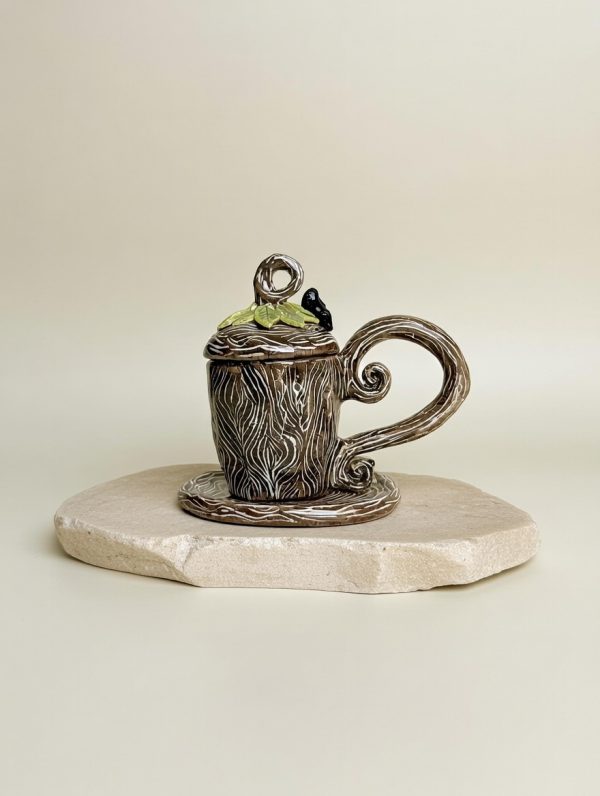 ماگ کالکشن جادویی با سنگ لابرادوریت دردار